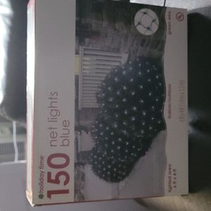 4 boxes Holiday time net lights blue